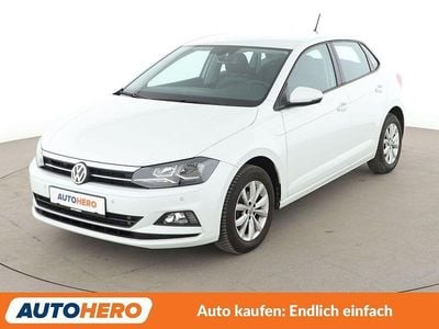Gebraucht VW Polo Highline 95 PS (69 kW) 2019 Weiß Kleinwagen