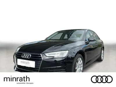 Używany Audi A4 Basis 190 KM (139 kW) 2018 Czarny Sedan/Limuzyna