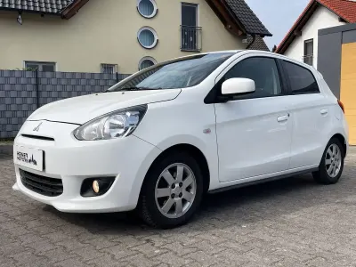 Gebraucht Mitsubishi Space Star Top 80 PS (58 kW) 2015 Weiß Kleinwagen