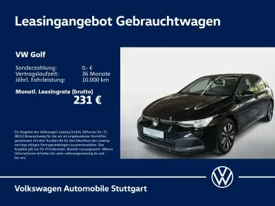 Gebraucht VW Golf VIII Move 131 PS (96 kW) 2023 Deep black perleffekt Limousine