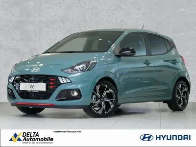 Neu Hyundai i10 N Line 90 PS (66 kW) 2026 Mangrove green / mic Kleinwagen