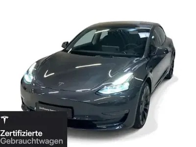 Gebraucht Tesla Model 3 Performance 377 kW (513 PS) 2021 Silber Limousine