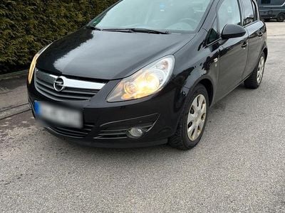Gebraucht Opel Corsa 2009 Schwarz Kleinwagen