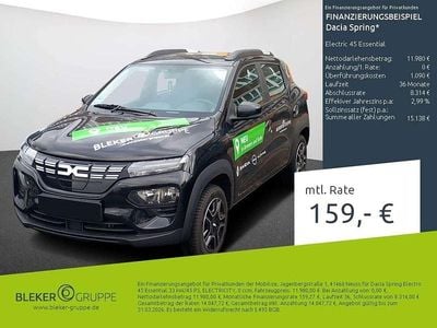 Gebraucht Dacia Spring Essentiel 33 kW (45 PS) 2023 Magmaschwarz Kleinwagen