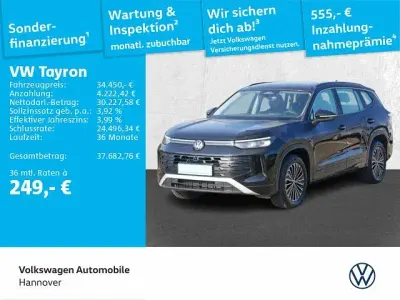 Gebraucht VW Tayron Life 150 PS (110 kW) 2025 Schwarz SUV