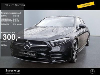 Schwarzlack kosmosschwarz (metallic) Gebraucht 2021 Mercedes A35 AMG AMG Limousine | 37.935 € (Fairer Preis)