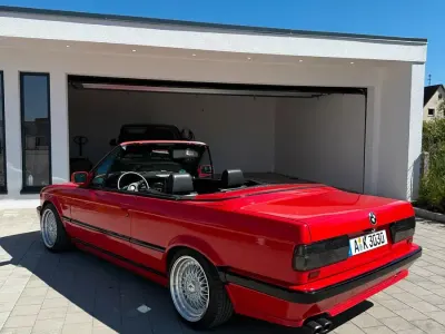 Gebraucht BMW 320 Cabriolet Basis 150 PS (110 kW) 1989 Rot Cabrio