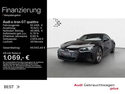 Gebraucht Audi e-tron GT quattro Ambiente 350 kW (476 PS) 2024 Mythosschwarz metallic Limousine