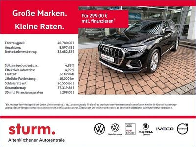 Usata Audi Q3 Advanced 150 CV (110 kW) 2025 Nero SUV