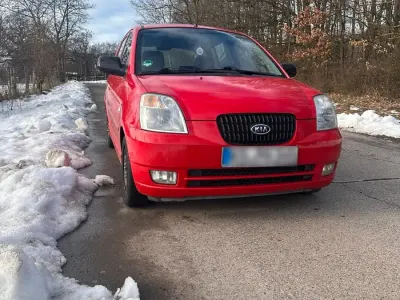 Gebraucht Kia Picanto EX 69 PS (50 kW) 2006 Rot Kleinwagen