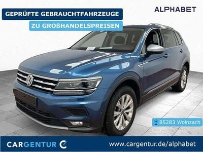 Gebraucht VW Tiguan Allspace Comfortline 150 PS (110 kW) 2021 Blue silk (metallic) SUV