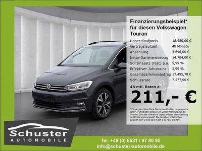 Gebraucht VW Touran Highline 150 PS (110 kW) 2020 Grau Van / Kleinbus