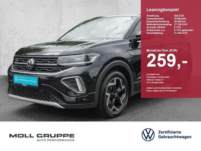 Gebraucht VW T-Cross R-line 150 PS (110 kW) 2025 Deep black perleffekt (metallic) SUV