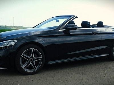 Usata Mercedes C220 Style 194 CV (142 kW) 2020 Nero Cabrio