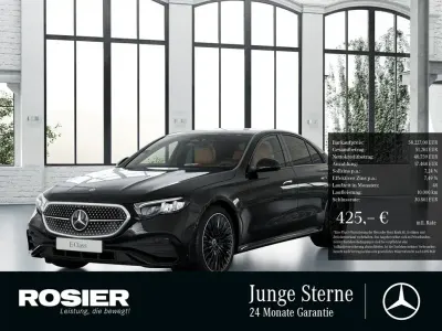 Gebraucht Mercedes E200 Advanced 204 PS (150 kW) 2025 Schwarz / obsidianschwarz Limousine