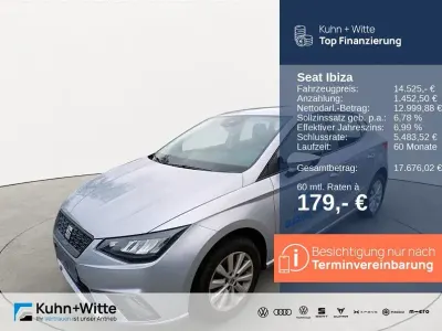 Second-hand Seat Ibiza Reference 80 CP (58 kW) 2023 Argintiu Hatchback