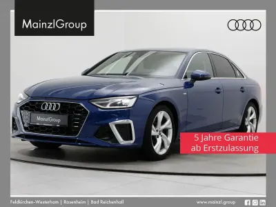 Occasion Audi A4 S-Line 136 ch (100 kW) 2022 Bleue Berline