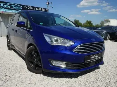 Gebraucht Ford Grand C-Max Titanium 150 PS (110 kW) 2017 Blau Van / Kleinbus
