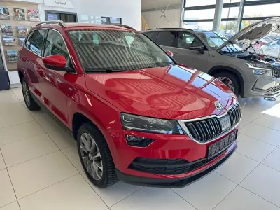 Second-hand Skoda Karoq Clever 150 CP (110 kW) 2021 Roșu SUV