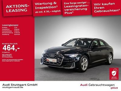 Mythosschwarz metallic Gebraucht 2024 Audi A6 S-Line Limousine | 54.940 €