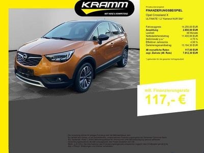Orange Gebraucht 2018 Opel Crossland X Ultimate SUV | 14.250 € (Teuer)