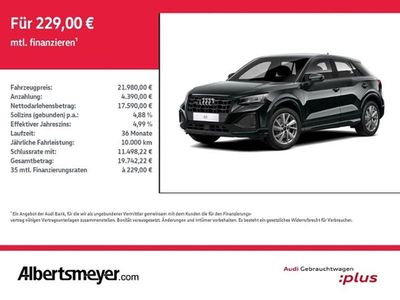 Usata Audi Q2 Advanced 150 CV (110 kW) 2022 Nero SUV
