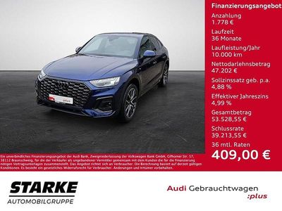 Gebraucht Audi Q5 Sportback S-Line 204 PS (150 kW) 2024 Blau SUV
