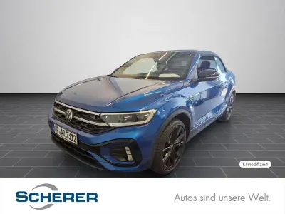 Gebraucht VW T-Roc Cabriolet Beats 150 PS (110 kW) 2022 Ravennablau metallic schwarz (metallic) Cabrio