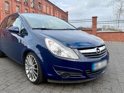 Gebraucht Opel Corsa 60 PS (44 kW) 2008 Blau Kleinwagen