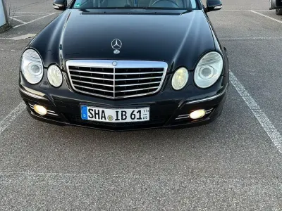 Brugt Mercedes E220 Avantgarde 170 HK (125 kW) 2007 Sort Sedan