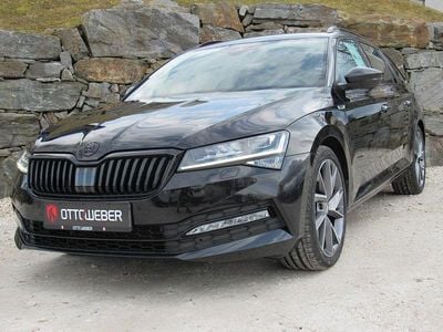Gebraucht Skoda Superb SportLine 200 PS (147 kW) 2021 Schwarz Limousine