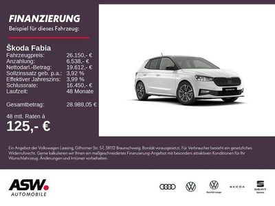 Weiß Neu 2025 Skoda Fabia Monte Carlo Kleinwagen | 26.150 € (Etwas zu teuer)