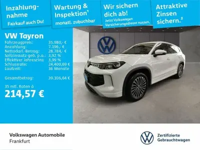 Używany VW Tayron Life 150 KM (110 kW) 2025 Biały SUV
