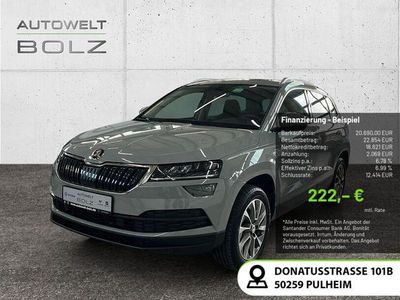 Gebraucht Skoda Karoq Clever 110 PS (80 kW) 2022 Stahlgrau SUV