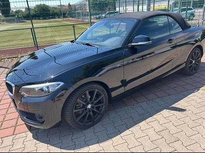 Usata BMW 218 136 CV (100 kW) 2016 Nero Cabrio