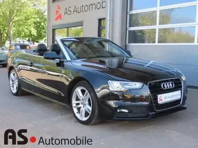 Gebraucht Audi A5 Cabriolet S-Line 150 PS (110 kW) 2015 Phantomschwarz perleffekt Cabrio