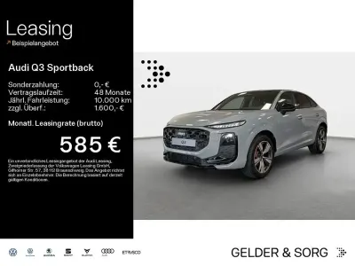 Ny Audi Q3 Sportback S-Line 150 HK (110 kW) 2026 Grå SUV