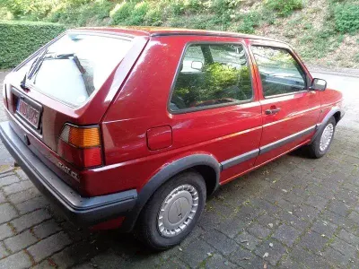Gebraucht VW Golf II 69 PS (50 kW) 1990 Rot Kleinwagen