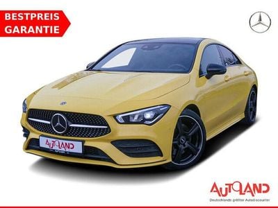 Second-hand Mercedes CLA200 AMG line 163 CP (119 kW) 2019 Galben Berlinǎ