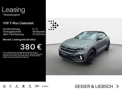Gebraucht VW T-Roc Cabriolet R-line Edition 150 PS (110 kW) 2023 Grau Cabrio