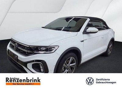 Gebraucht VW T-Roc Cabriolet R-line 150 PS (110 kW) 2025 Weiß Cabrio