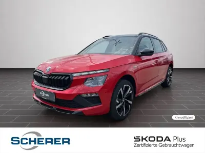 Gebraucht Skoda Kamiq Monte Carlo 150 PS (110 kW) 2024 Velvetrot premium metallic (metallic) SUV