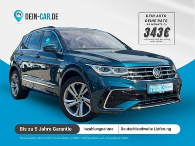 Gebraucht VW Tiguan R-line 150 PS (110 kW) 2022 Blau SUV