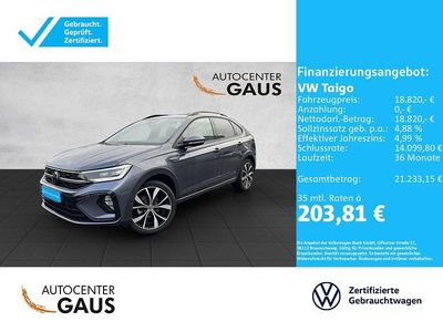 Usata VW Taigo R-line 110 CV (80 kW) 2022 Grigio SUV