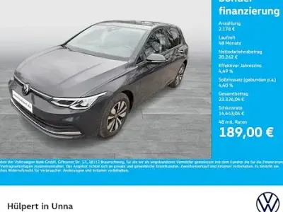 Brugt VW Golf VIII Move 110 HK (80 kW) 2024 Grå Sedan