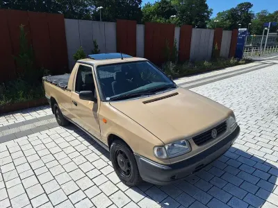 Gebraucht VW Caddy 64 PS (47 kW) 2000 Beige Van / Kleinbus