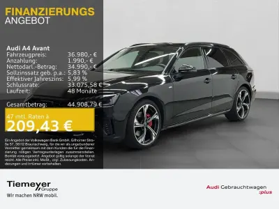 Gebraucht Audi A4 S-Line 204 PS (150 kW) 2025 Schwarz Limousine