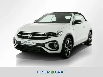 Gebraucht VW T-Roc Cabriolet R-line 150 PS (110 kW) 2026 Pure white schwarz Cabrio
