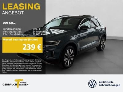 Gebraucht VW T-Roc Goal 150 PS (110 kW) 2025 Blau SUV