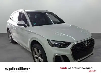 Gebraucht Audi Q5 S-Line 265 PS (194 kW) 2023 Gletscherweiß metallic SUV